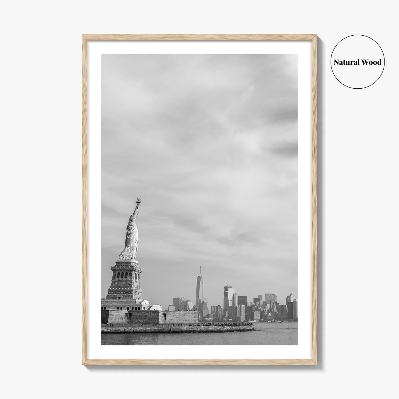 Statue of Liberty Black and White Fine Art Photo Print, New York Poster