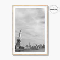 Statue of Liberty Black and White Fine Art Photo Print, New York Poster