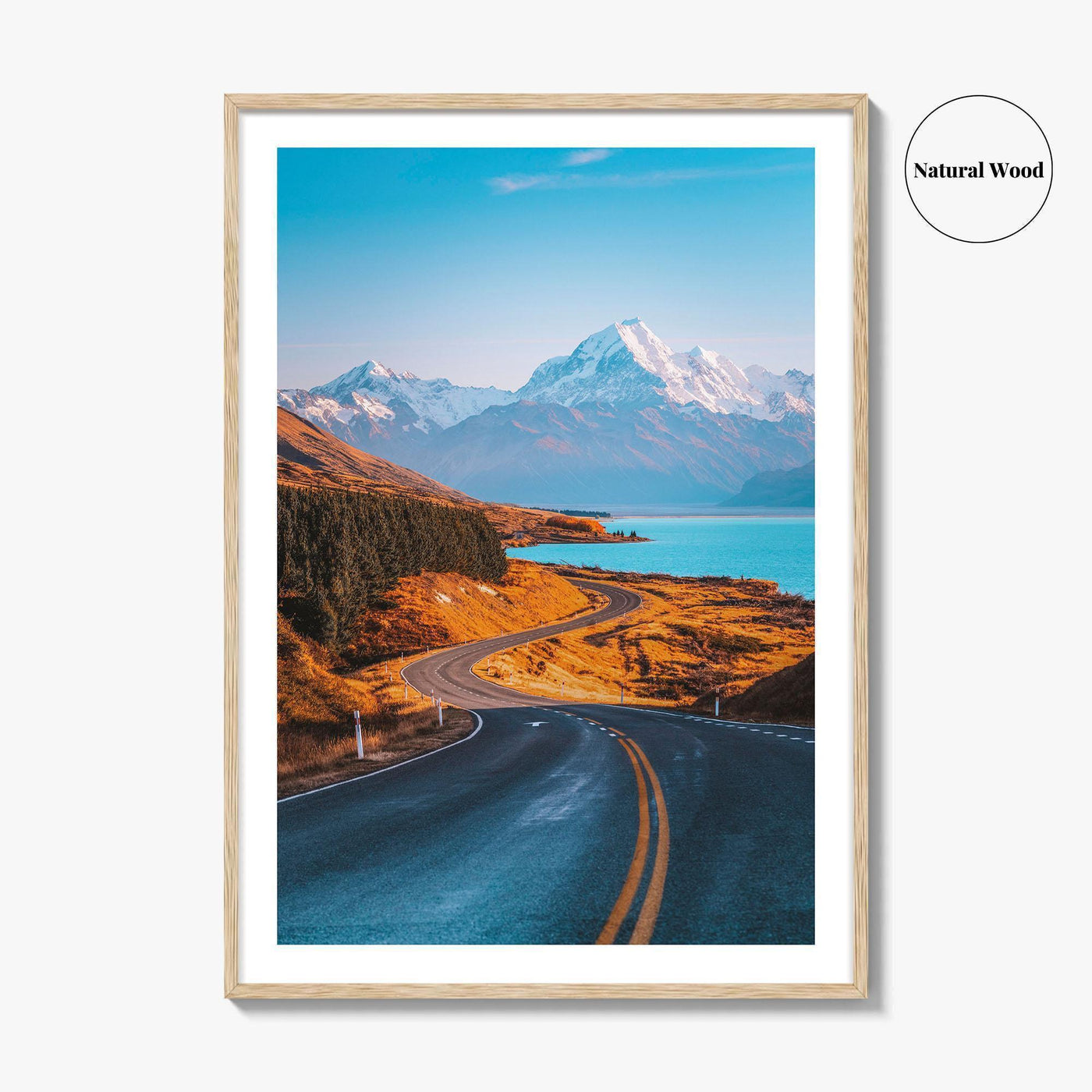 Mount Cook Fine Art Photo Print, Aoraki New Zealand, South Island Wall Decor Poster