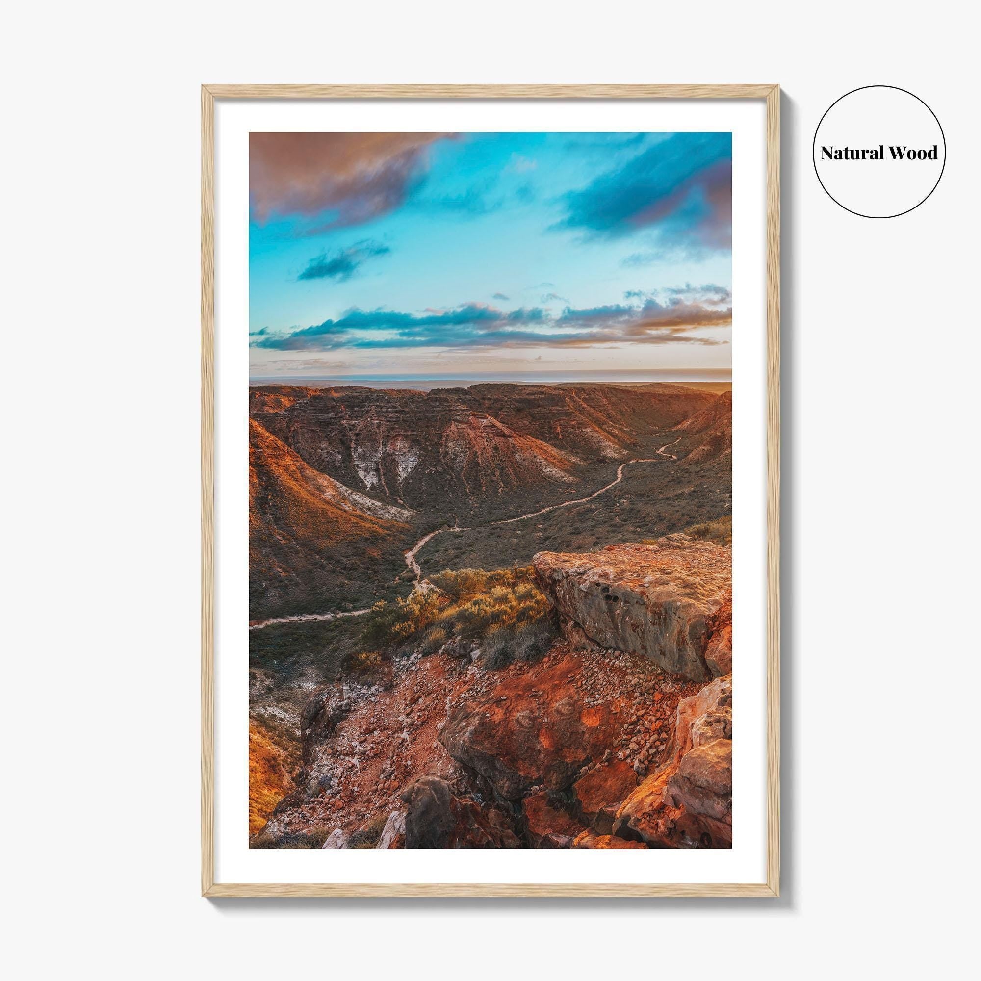 Western Australia Fine Art Photo Print, Charles Knife Canyon, Exmouth, Australia Wall Poster