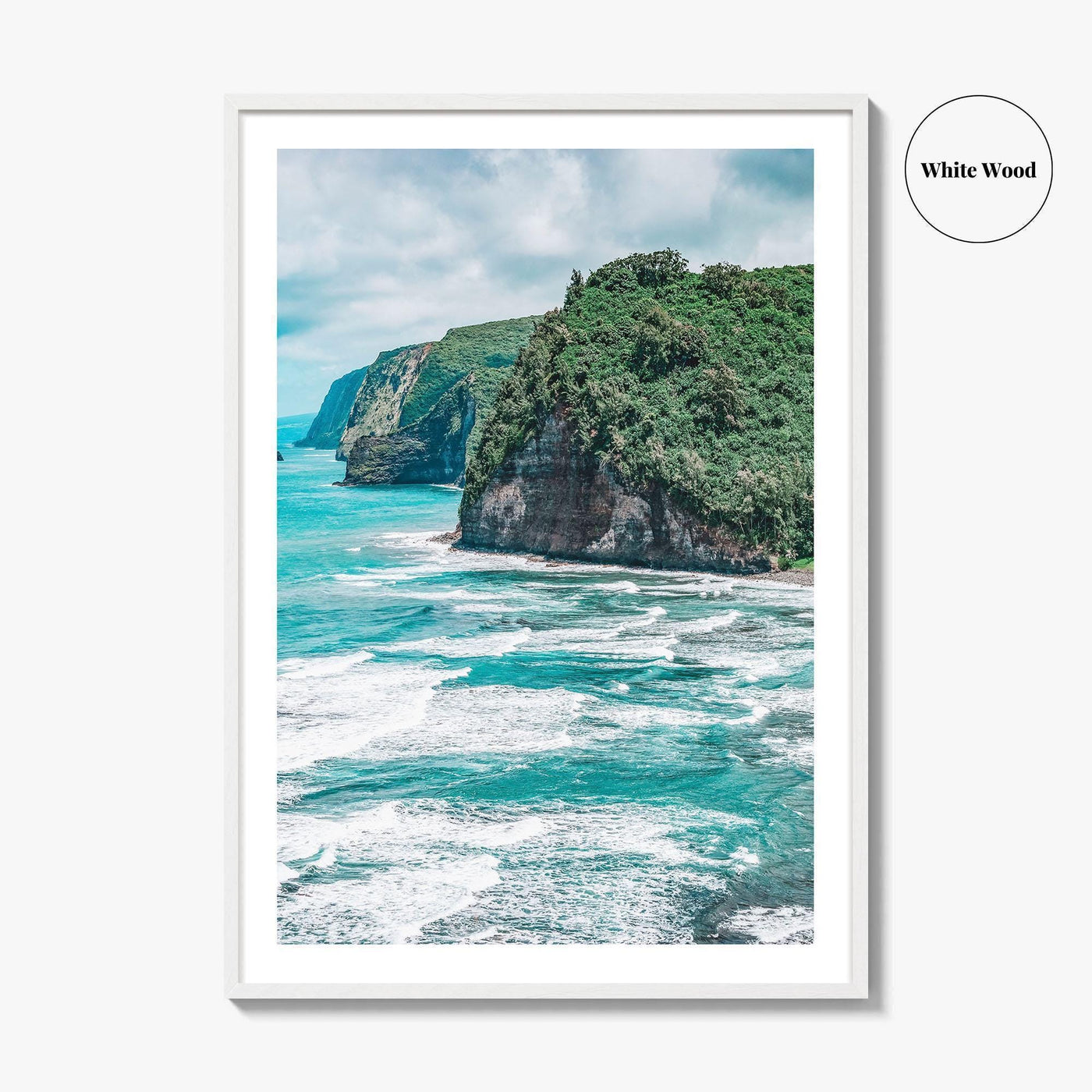 Pololu Beach Fine Art Photo Print, Big Island Hawaii Wall Poster, USA
