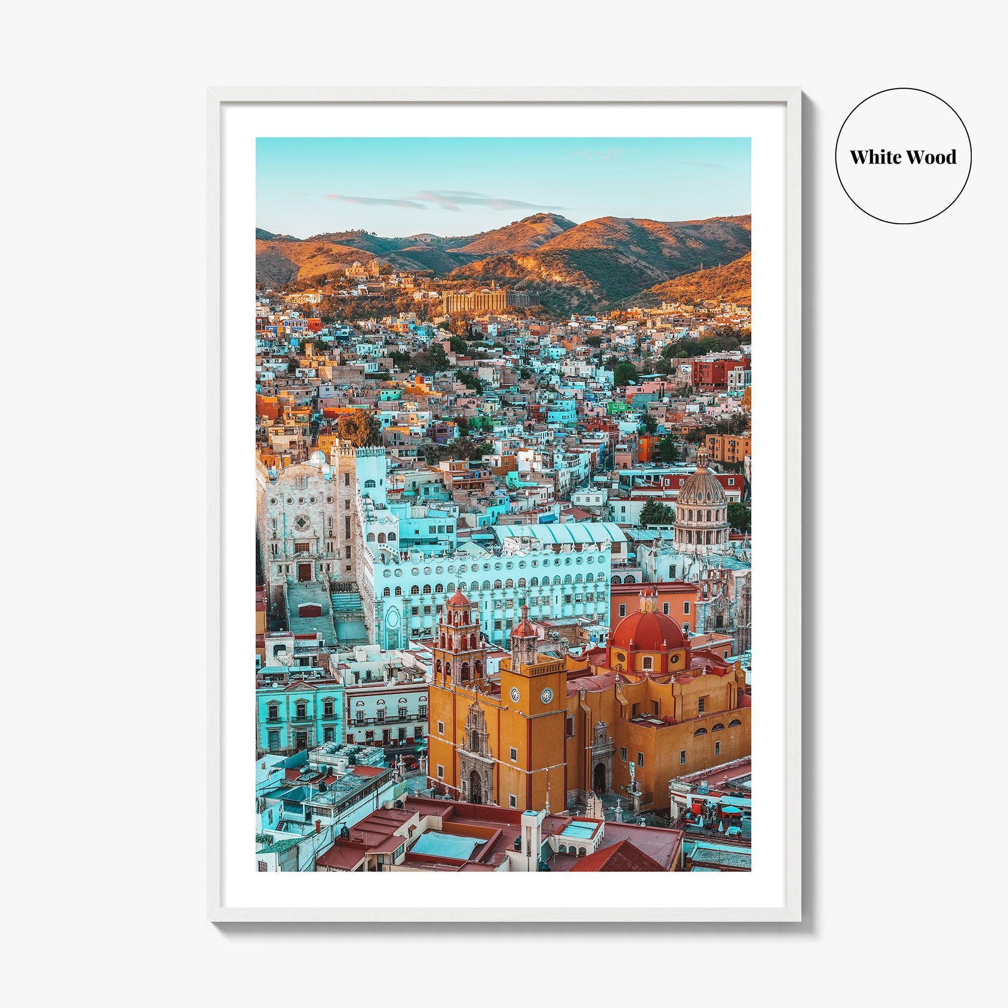 Guanajuato City Fine Art Photo Print, Mexico Wall Decor Poster