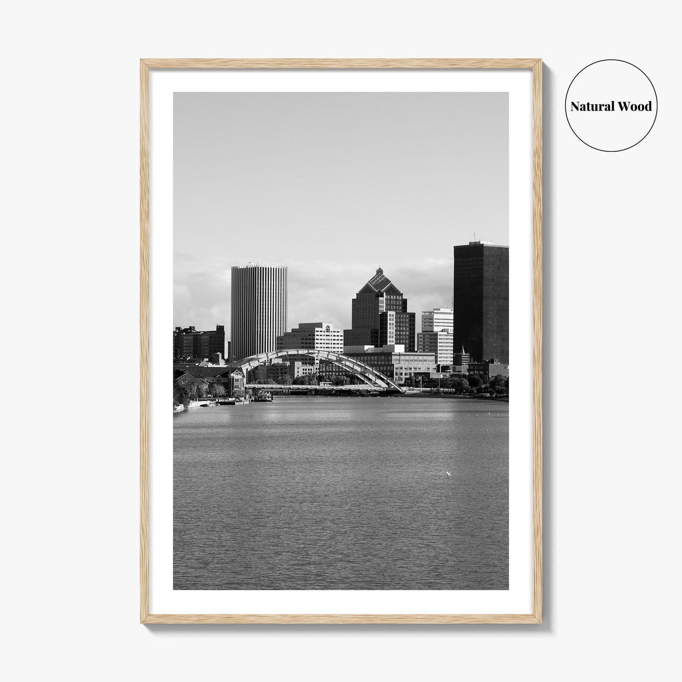 Rochester New York Black and White Fine Art Photo Print, USA, Wall Decor, Poster