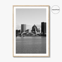 Rochester New York Black and White Fine Art Photo Print, USA, Wall Decor, Poster