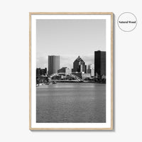 Rochester New York Black and White Fine Art Photo Print, USA, Wall Decor, Poster