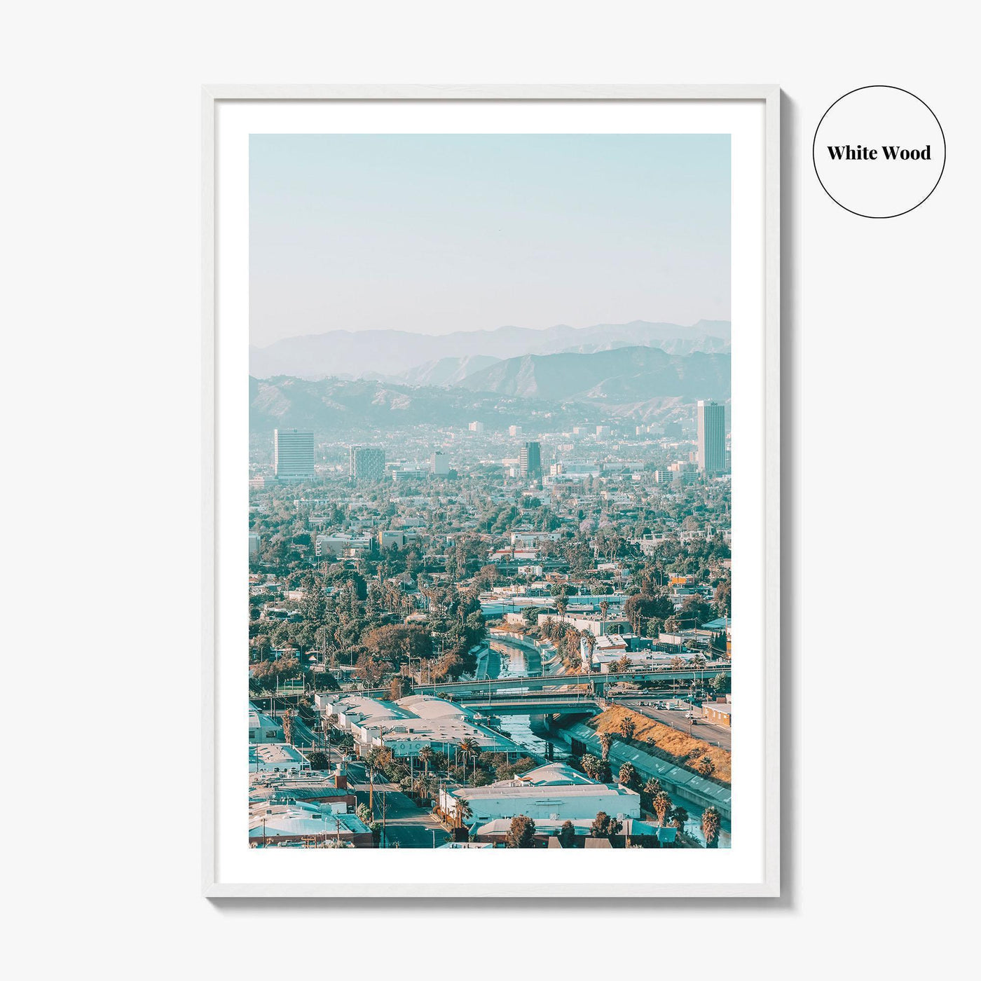 Culver City Skyline Fine Art Photo Print, Los Angeles California Poster, Baldwin Hills