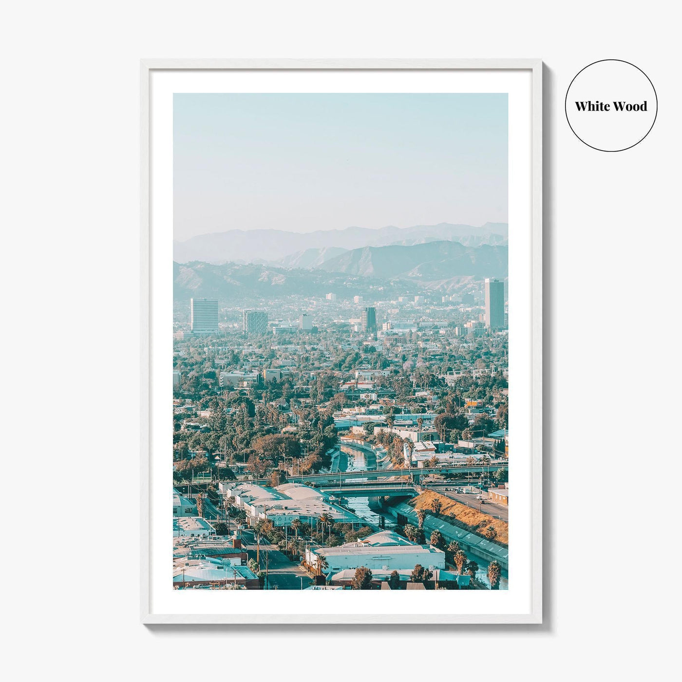 Culver City Skyline Fine Art Photo Print, Los Angeles California Poster, Baldwin Hills
