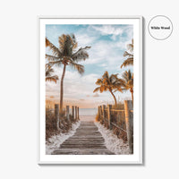 Key West Fine Art Photo Print, Smathers Beach, Florida Keys, USA, Poster