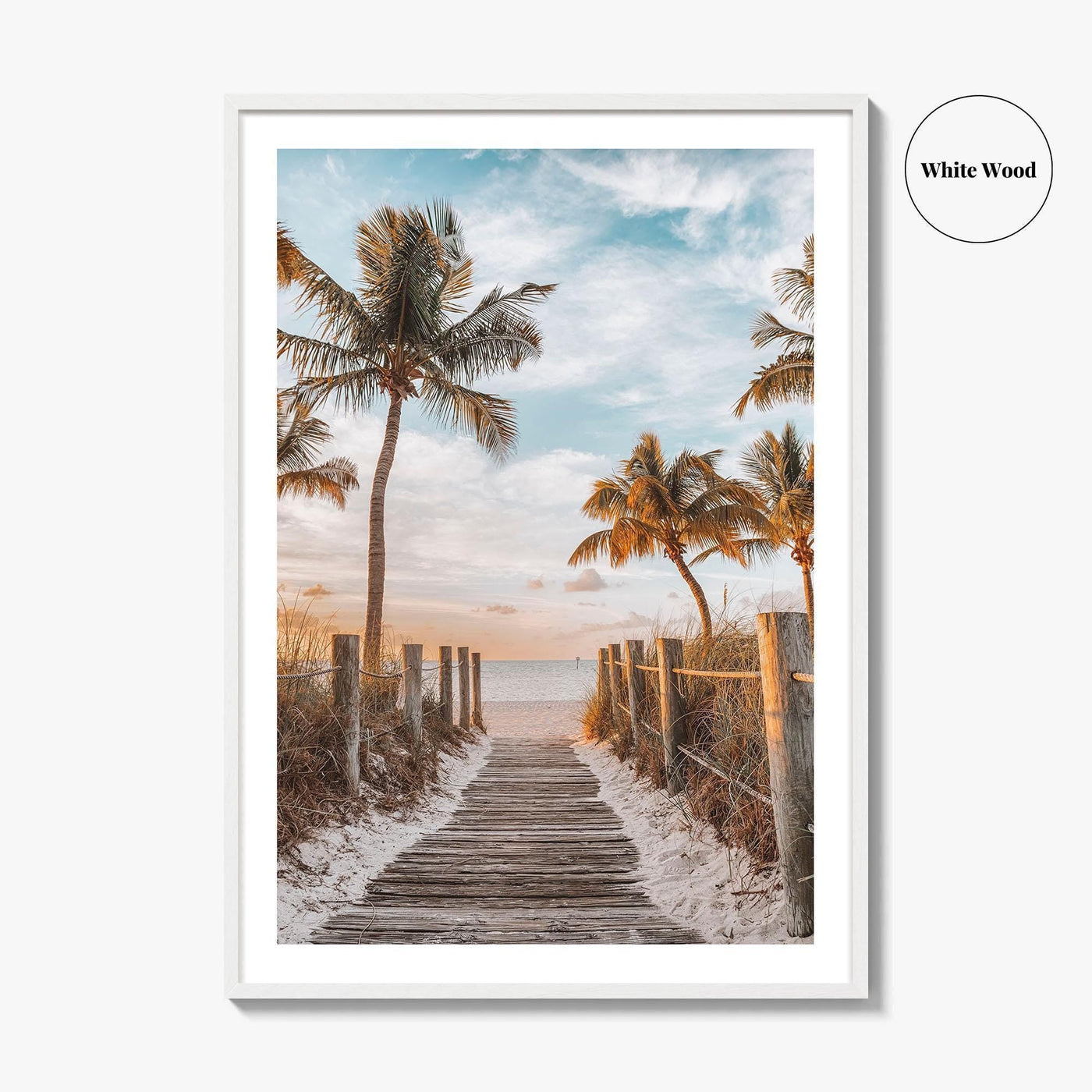 Key West Fine Art Photo Print, Smathers Beach, Florida Keys, USA, Poster