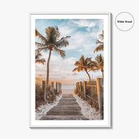 Key West Fine Art Photo Print, Smathers Beach, Florida Keys, USA, Poster