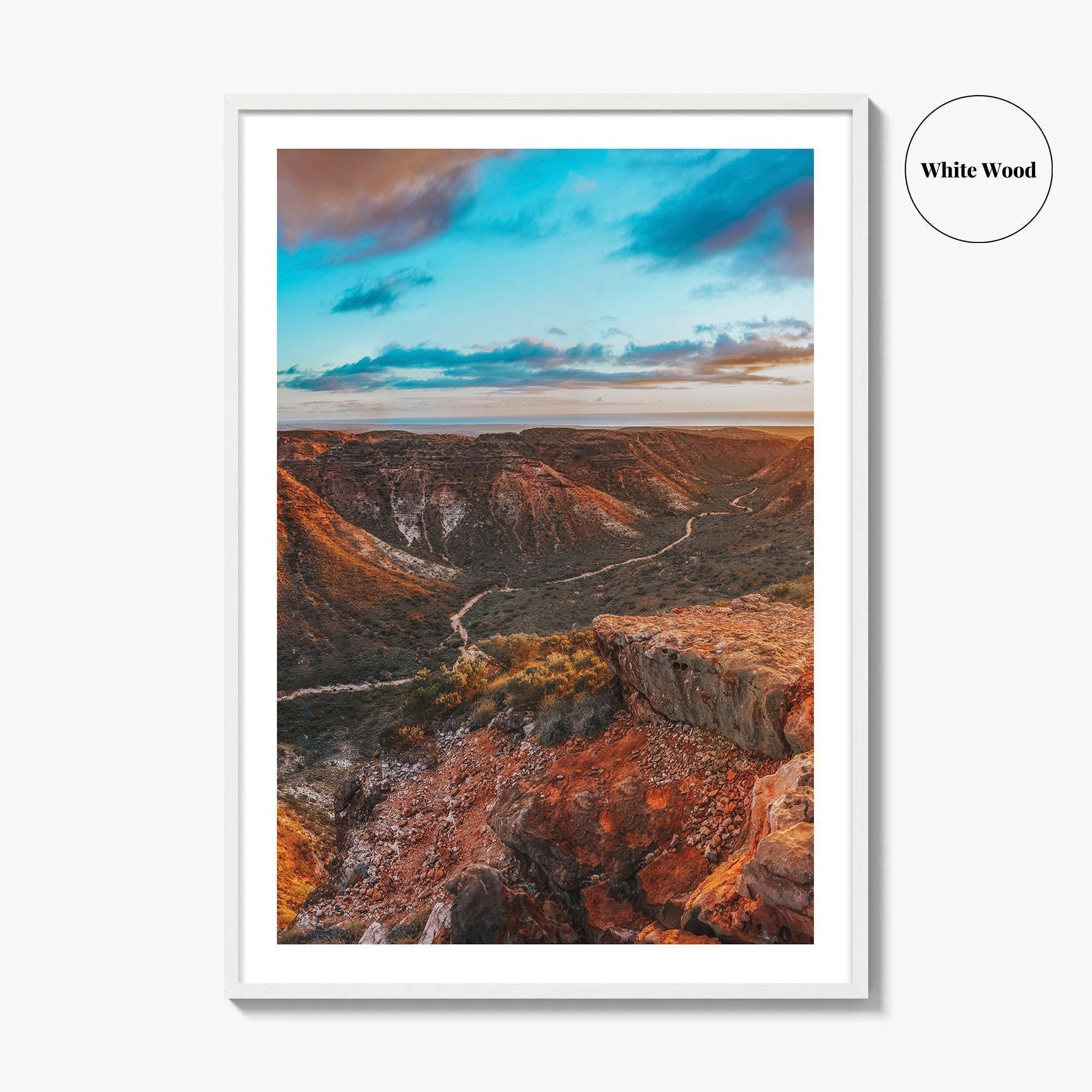 Western Australia Fine Art Photo Print, Charles Knife Canyon, Exmouth, Australia Wall Poster