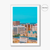 Wichita Skyline Fine Art Photo Print, Kansas Wall Poster, USA
