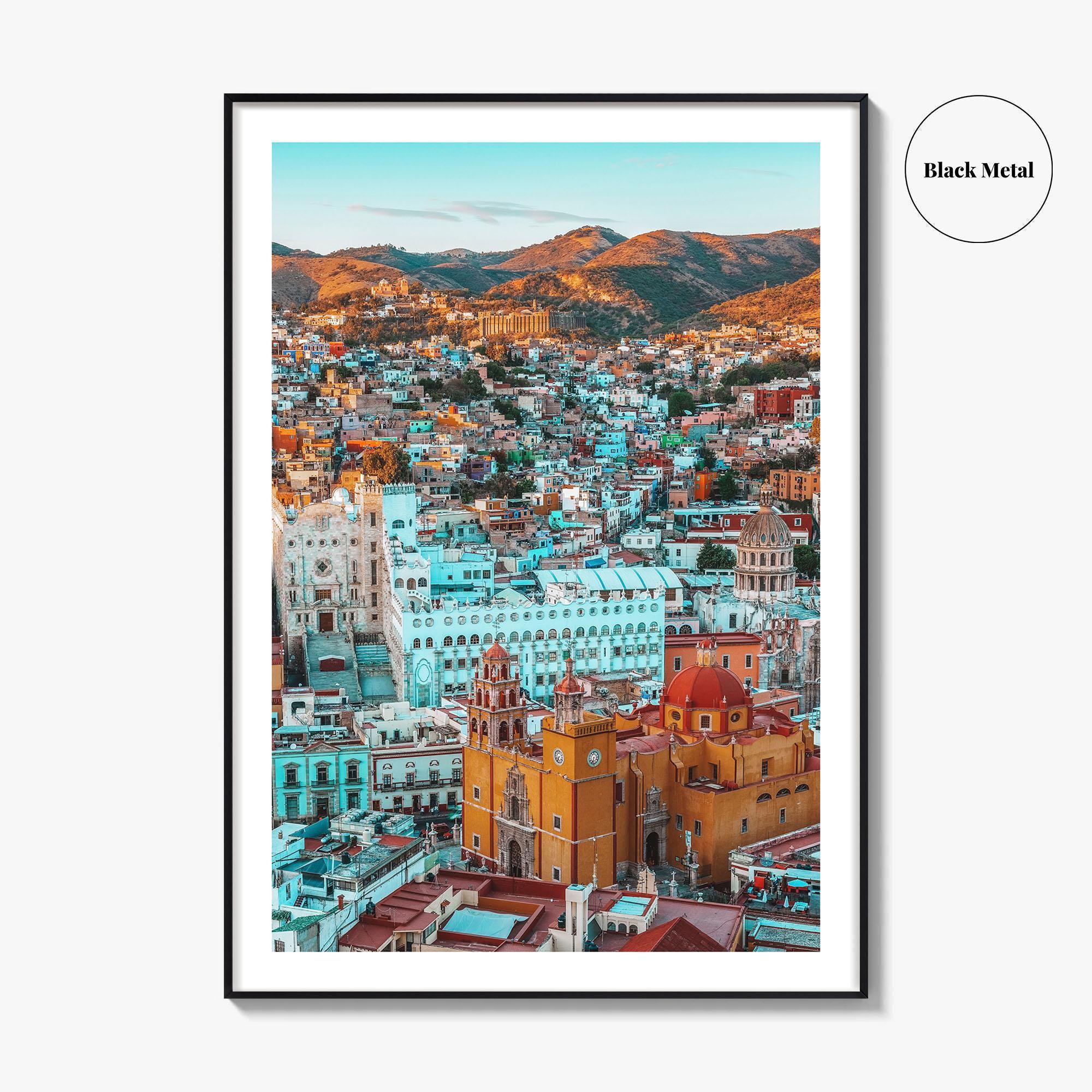 Guanajuato City Fine Art Photo Print, Mexico Wall Decor Poster