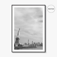 Statue of Liberty Black and White Fine Art Photo Print, New York Poster