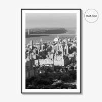 Upper West Side Black and White Fine Art Photo Print, Central Park NYC Poster