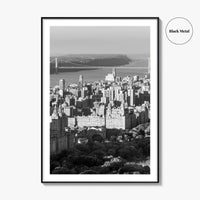 Upper West Side Black and White Fine Art Photo Print, Central Park NYC Poster