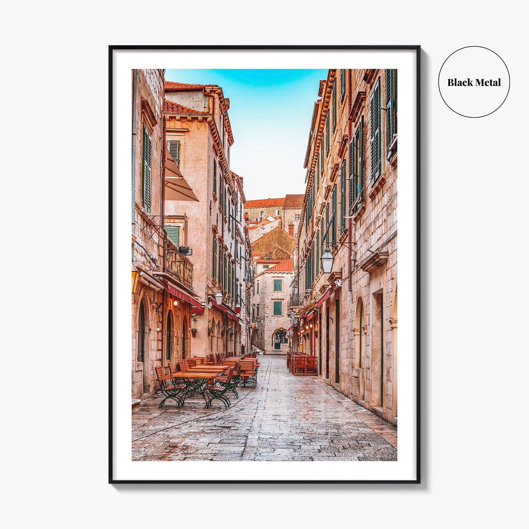 Dubrovnik Croatia Fine Art Photo Print, Old Town Stradun, Ragusa, Wall Poster