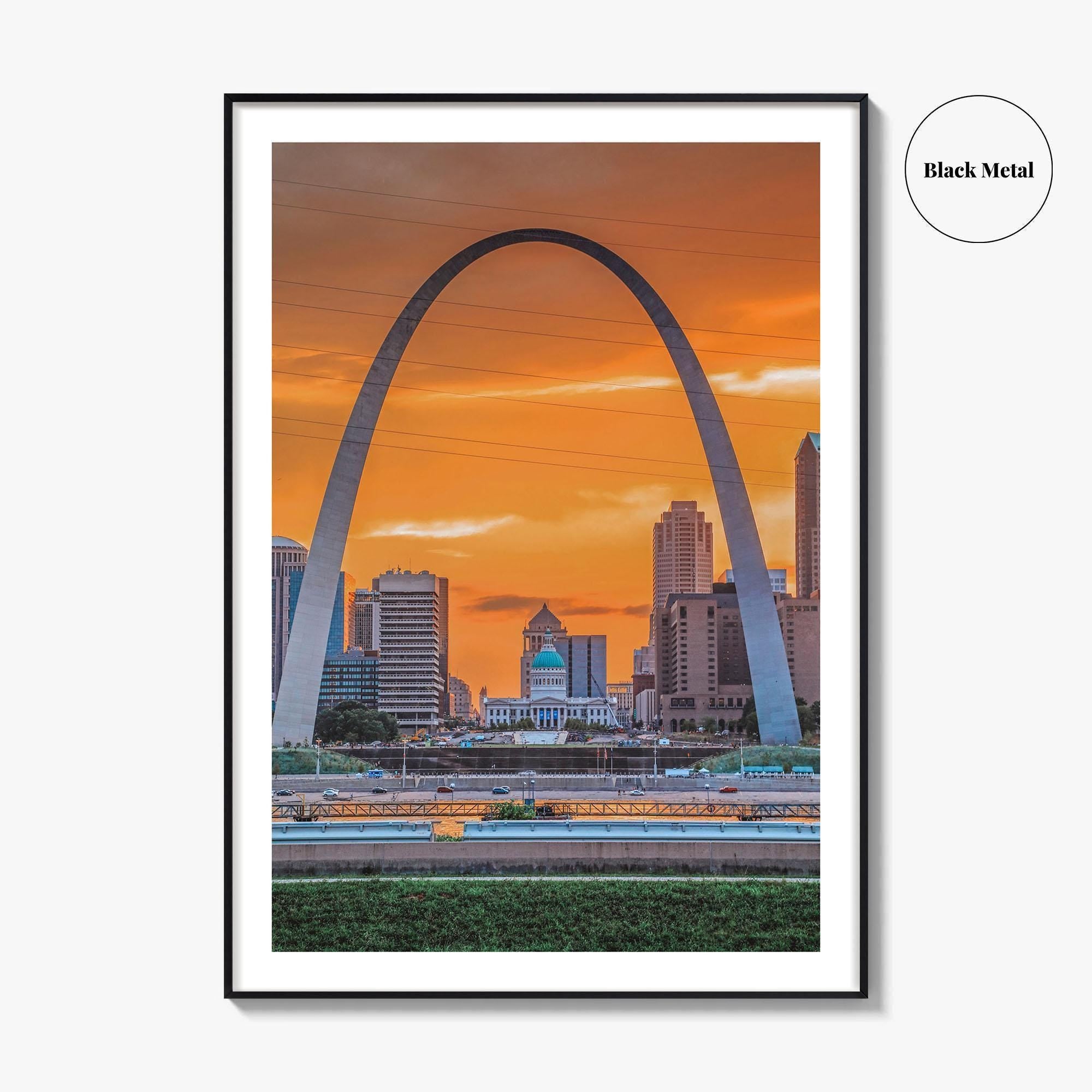 St Louis Fine Art Photo Print, Gateway Arch, Missouri USA, Wall Decor Poster