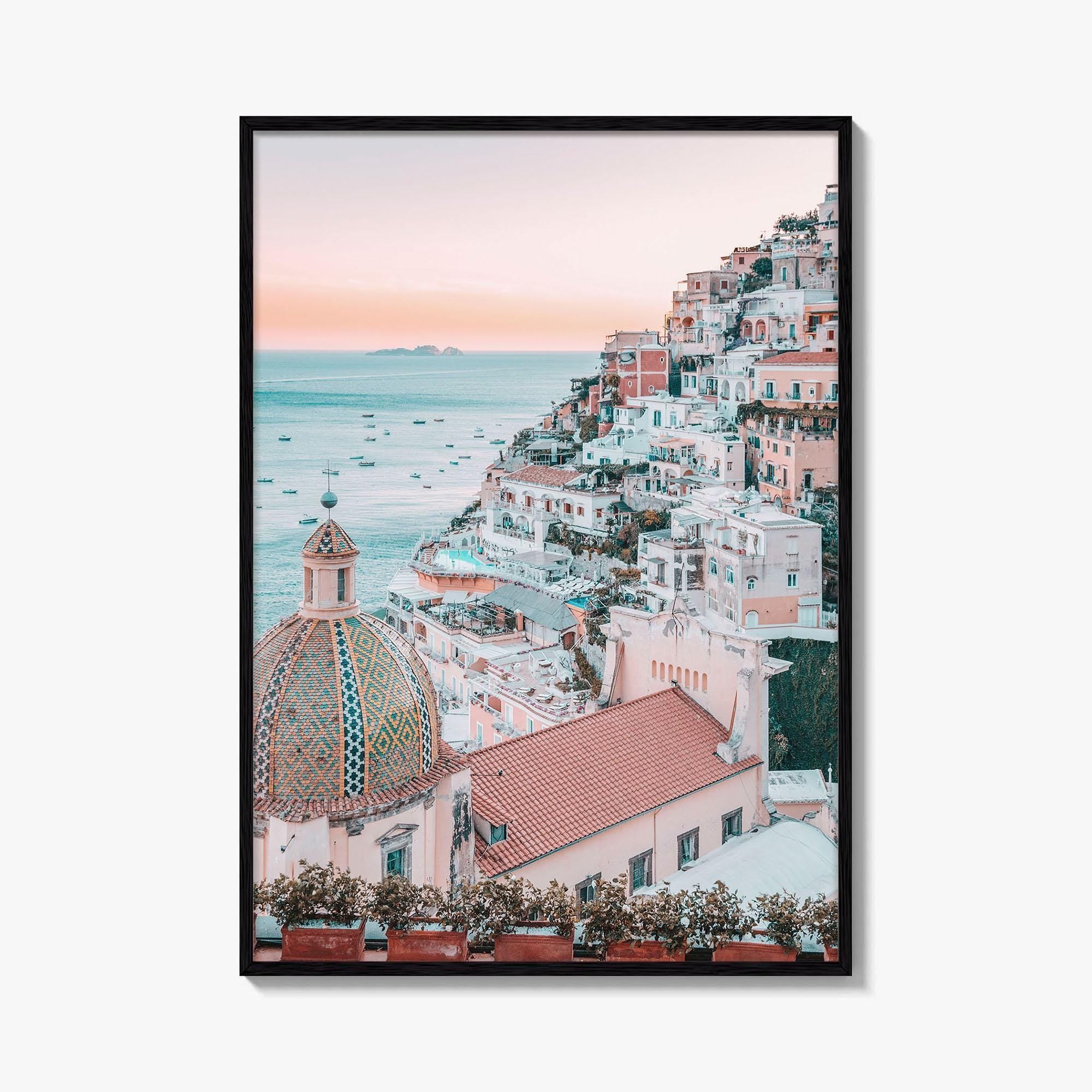 Positano Fine Art Photo Print, Amalfi Coast Wall Decor, Campania Italy Poster