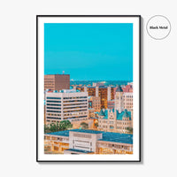Wichita Skyline Fine Art Photo Print, Kansas Wall Poster, USA