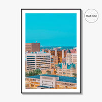 Wichita Skyline Fine Art Photo Print, Kansas Wall Poster, USA