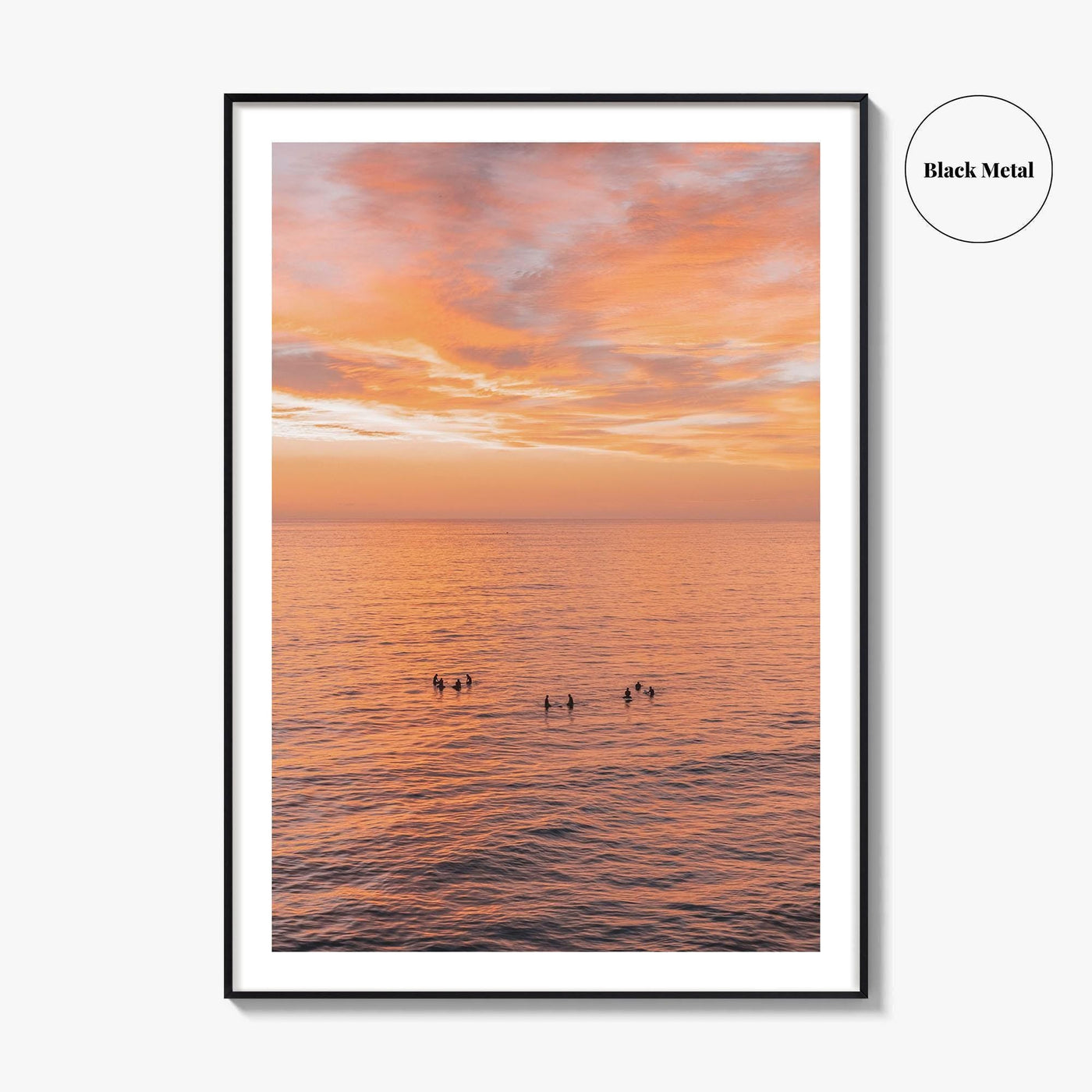 Encinitas Fine Art Photo Print, Surfers Beach Ocean, San Diego California Wall Decor Poster