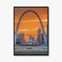 St Louis Fine Art Photo Print, Gateway Arch, Missouri USA, Wall Decor Poster