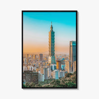 Taipei Skyline Fine Art Photo Print, Taiwan Wall Decor Poster, Taipei 101