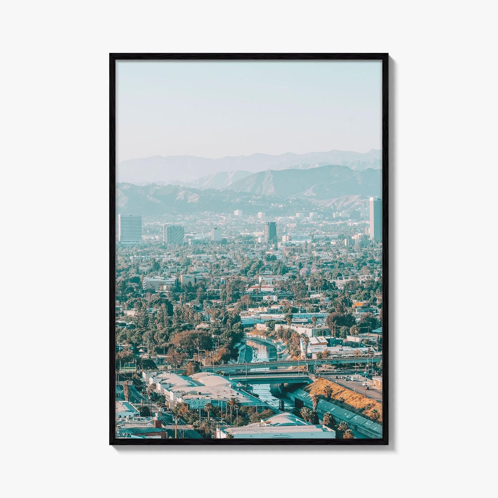 Culver City Skyline Fine Art Photo Print, Los Angeles California Poster, Baldwin Hills