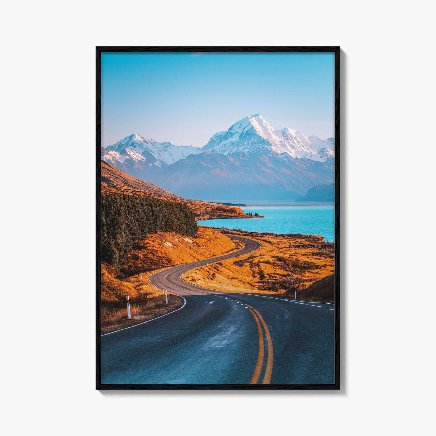 Mount Cook Fine Art Photo Print, Aoraki New Zealand, South Island Wall Decor Poster