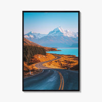 Mount Cook Fine Art Photo Print, Aoraki New Zealand, South Island Wall Decor Poster