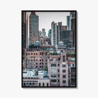 Turtle Bay Skyline Fine Art Photo Print, Midtown Manhattan, NYC Wall Decor Poster