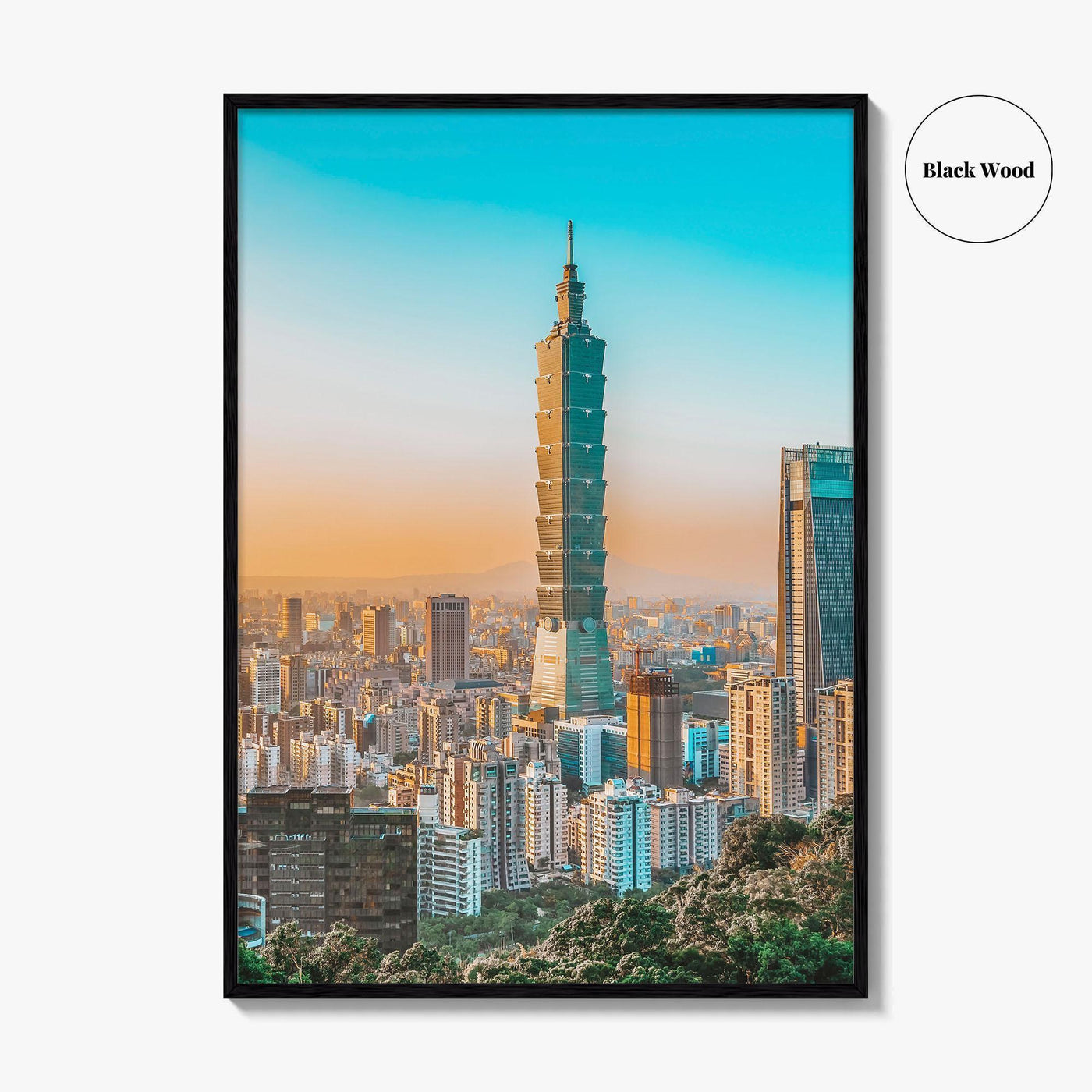 Taipei Skyline Fine Art Photo Print, Taiwan Wall Decor Poster, Taipei 101