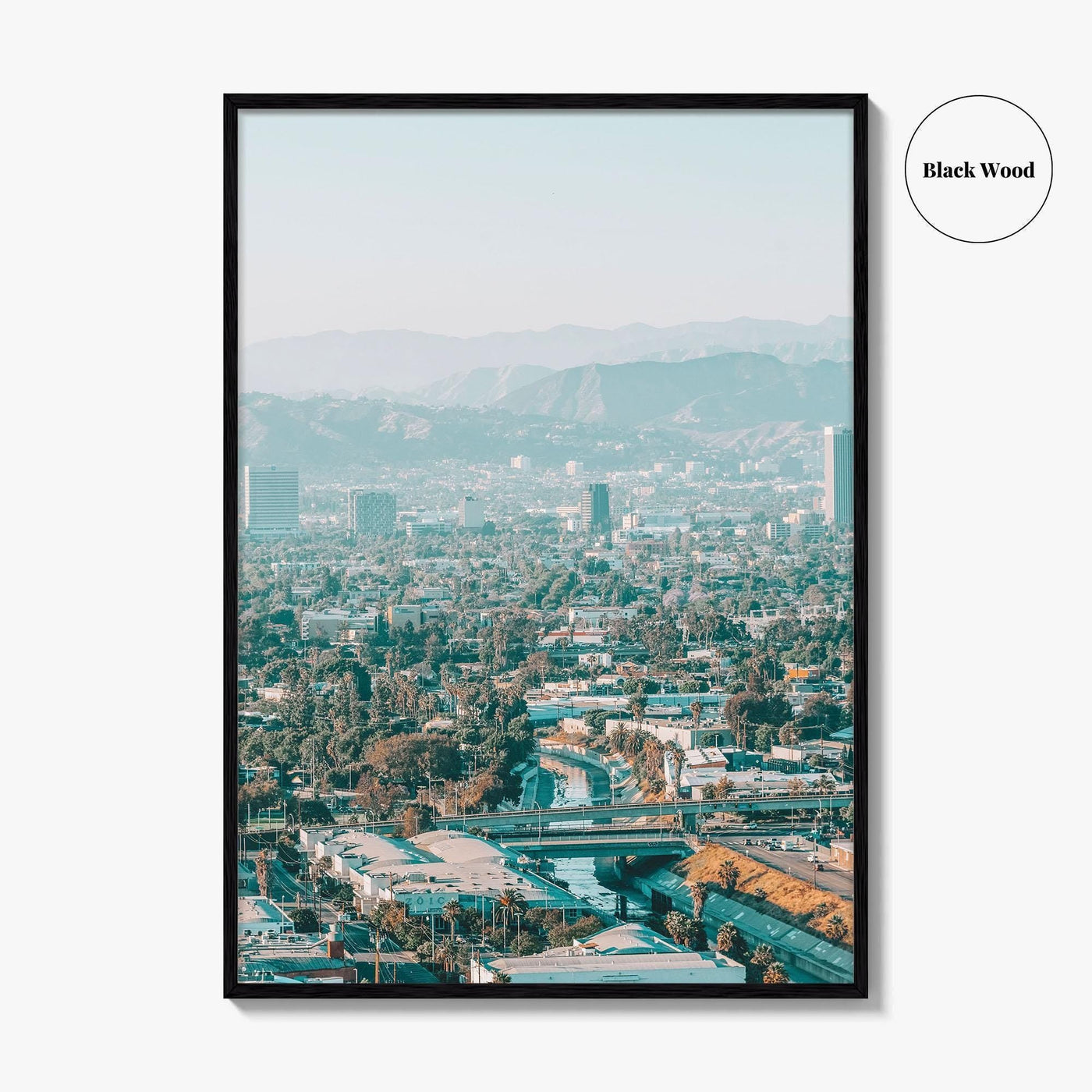 Culver City Skyline Fine Art Photo Print, Los Angeles California Poster, Baldwin Hills