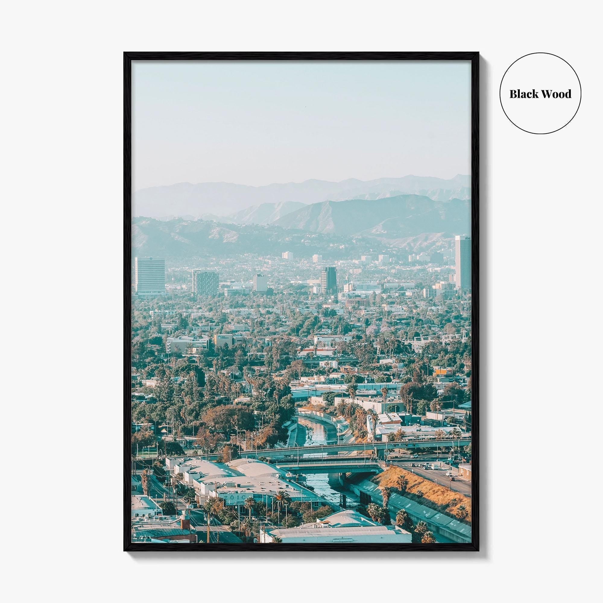 Culver City Skyline Fine Art Photo Print, Los Angeles California Poster, Baldwin Hills