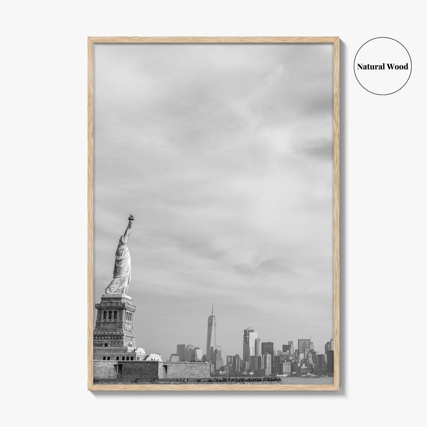 Statue of Liberty Black and White Fine Art Photo Print, New York Poster