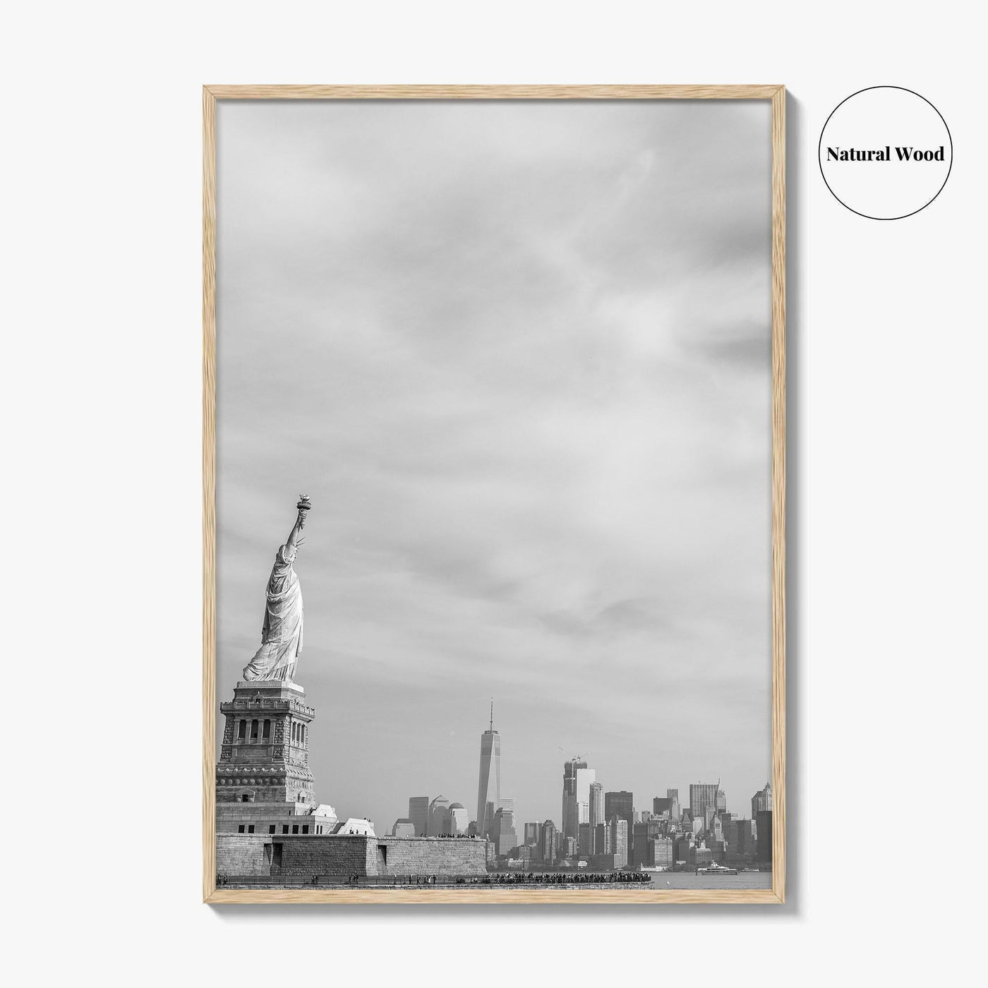 Statue of Liberty Black and White Fine Art Photo Print, New York Poster