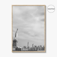 Statue of Liberty Black and White Fine Art Photo Print, New York Poster