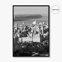 Upper West Side Black and White Fine Art Photo Print, Central Park NYC Poster