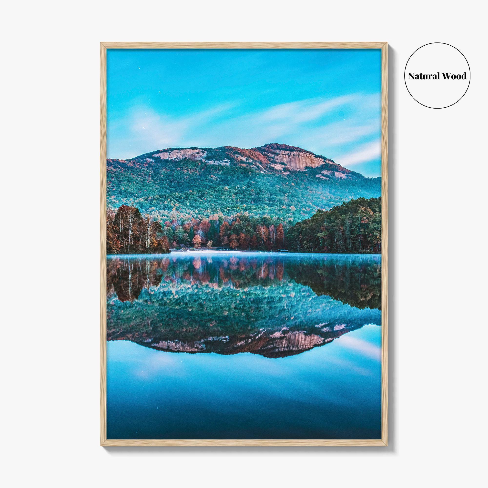 Table Rock State Park Fine Art Photo Print, Pinnacle Lake, Greenville SC Poster