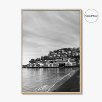 Sausalito Black and White Fine Art Photo Print, San Francisco, California, USA Poster