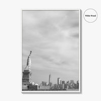 Statue of Liberty Black and White Fine Art Photo Print, New York Poster
