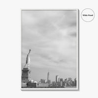 Statue of Liberty Black and White Fine Art Photo Print, New York Poster