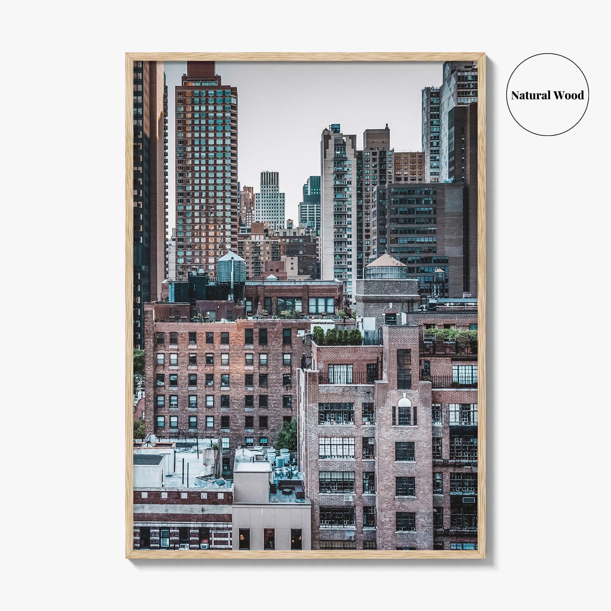 Turtle Bay Skyline Fine Art Photo Print, Midtown Manhattan, NYC Wall Decor Poster