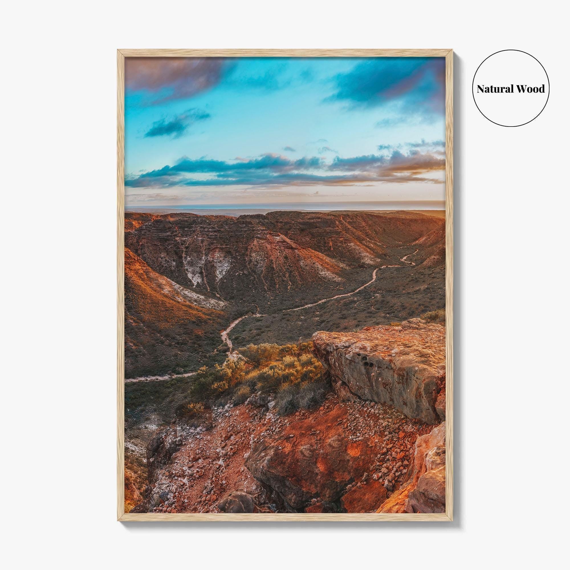 Western Australia Fine Art Photo Print, Charles Knife Canyon, Exmouth, Australia Wall Poster