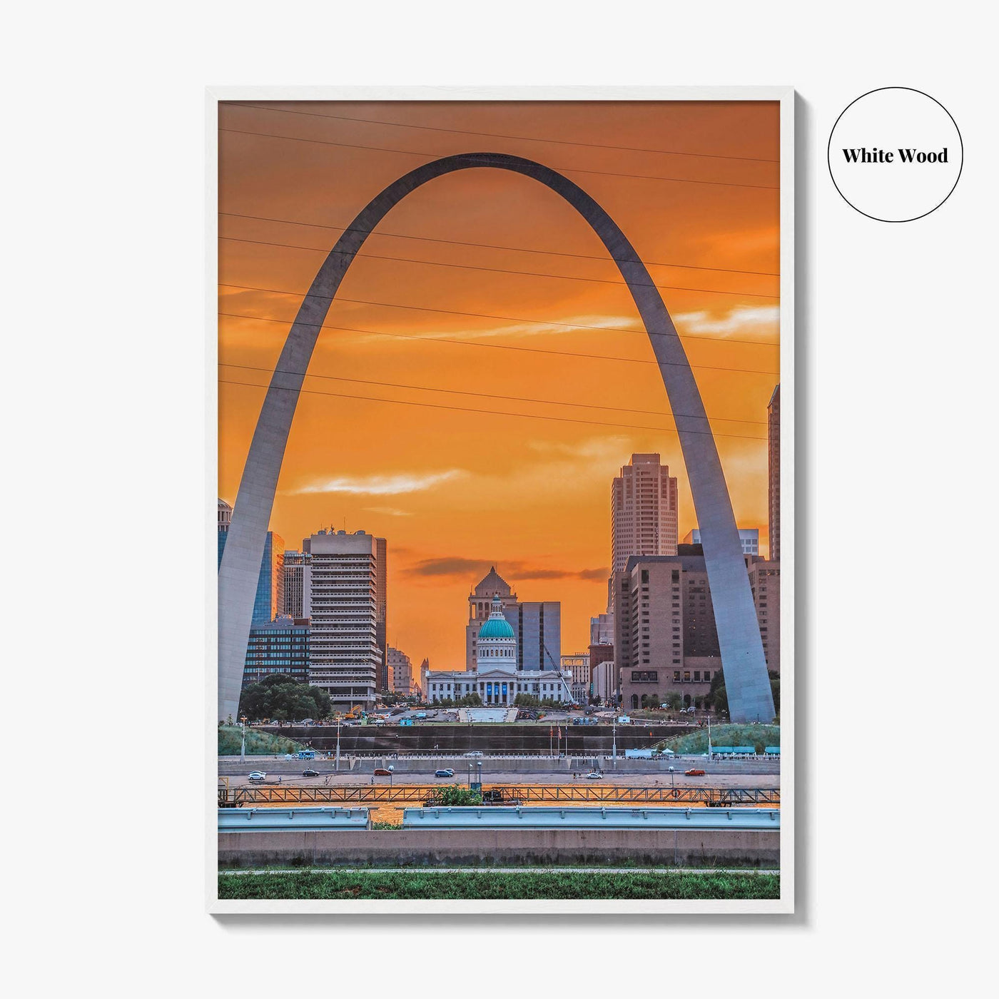 St Louis Fine Art Photo Print, Gateway Arch, Missouri USA, Wall Decor Poster