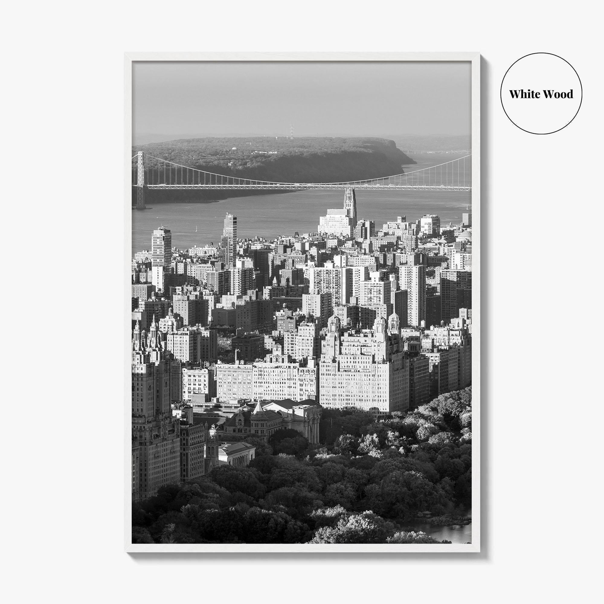 Upper West Side Black and White Fine Art Photo Print, Central Park NYC Poster