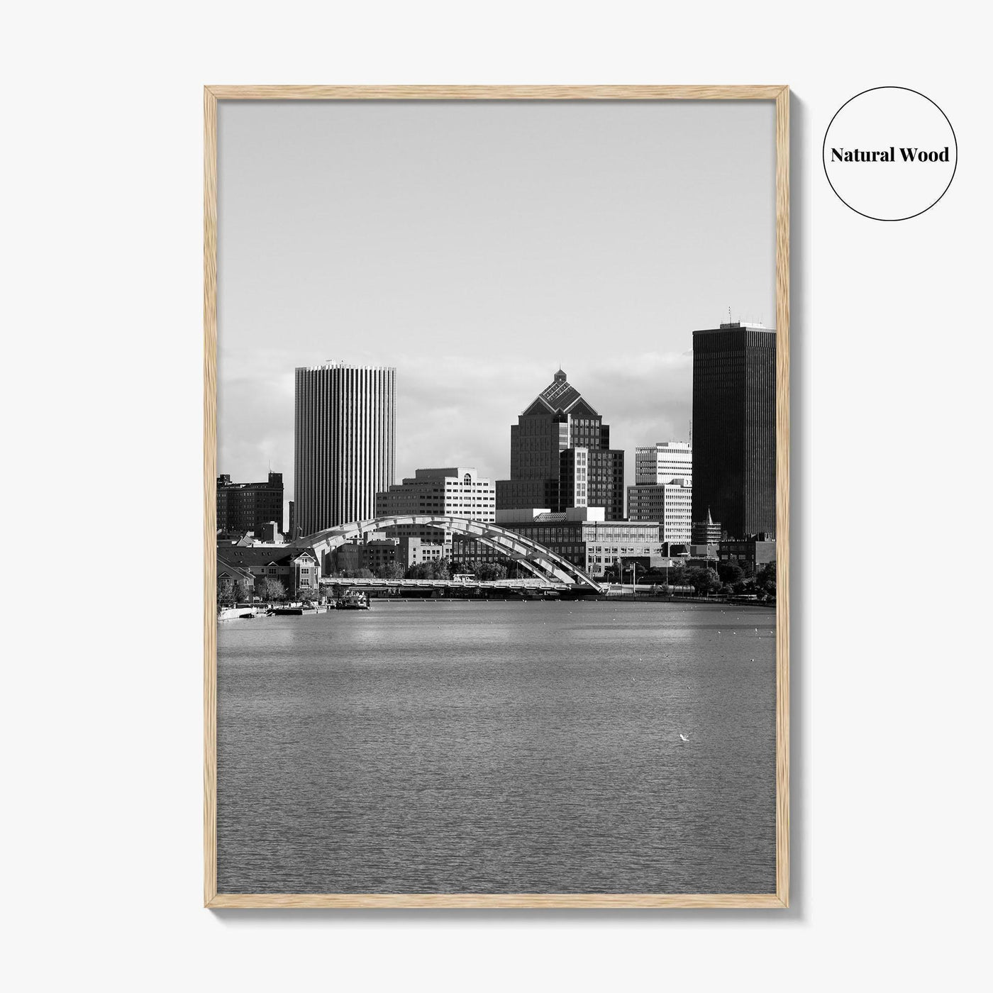 Rochester New York Black and White Fine Art Photo Print, USA, Wall Decor, Poster