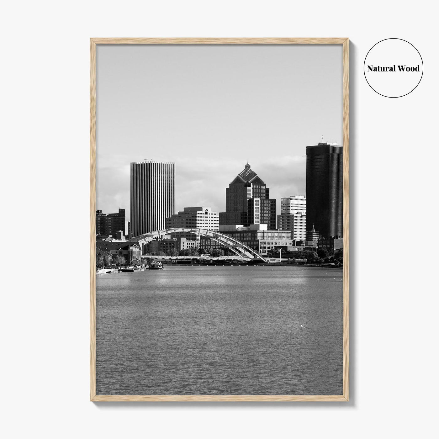 Rochester New York Black and White Fine Art Photo Print, USA, Wall Decor, Poster