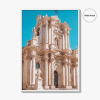 Syracuse Italy Fine Art Photo Print, Ortigia Duomo Cathedral, Siracusa, Sicily, Wall Decor